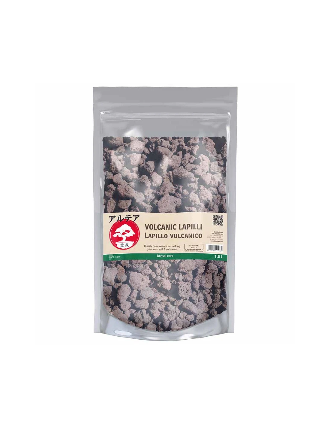 ALTEA LAPILLO LAVICO GROSSO (GRANULOMETRIA 9-18 MM) SACCHETTO 1,6 L 1 ALTEA LAPILLO LAVICO GROSSO (GRANULOMETRIA 9-18 MM) SACCHETTO 1,6 L