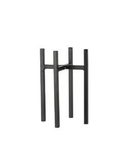 ALZATA ASCOT NERO - L14X14XH25 Cm