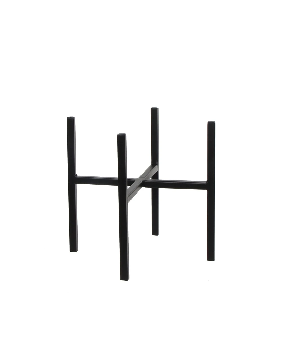 ASCOT PLANT STAND BLACK - L24XW24XH25CM 1 ASCOT PLANT STAND BLACK - L24XW24XH25CM