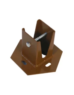 Basetta Di Supporto Palo Marrone