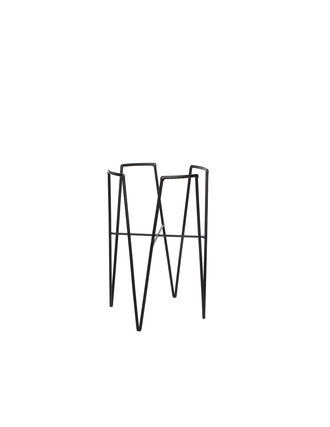 ALZATA BLOM NERO - L25X25XH38 Cm 1 ALZATA BLOM NERO - L25X25XH38 Cm