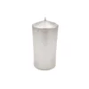 CANDELA MOCCOLO ARGENTO H. 15 Cm (Durata 69 Ore)