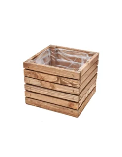 CASSETTINA CUBO PORTAVASO "ARNO" 15X15X13,5 Cm