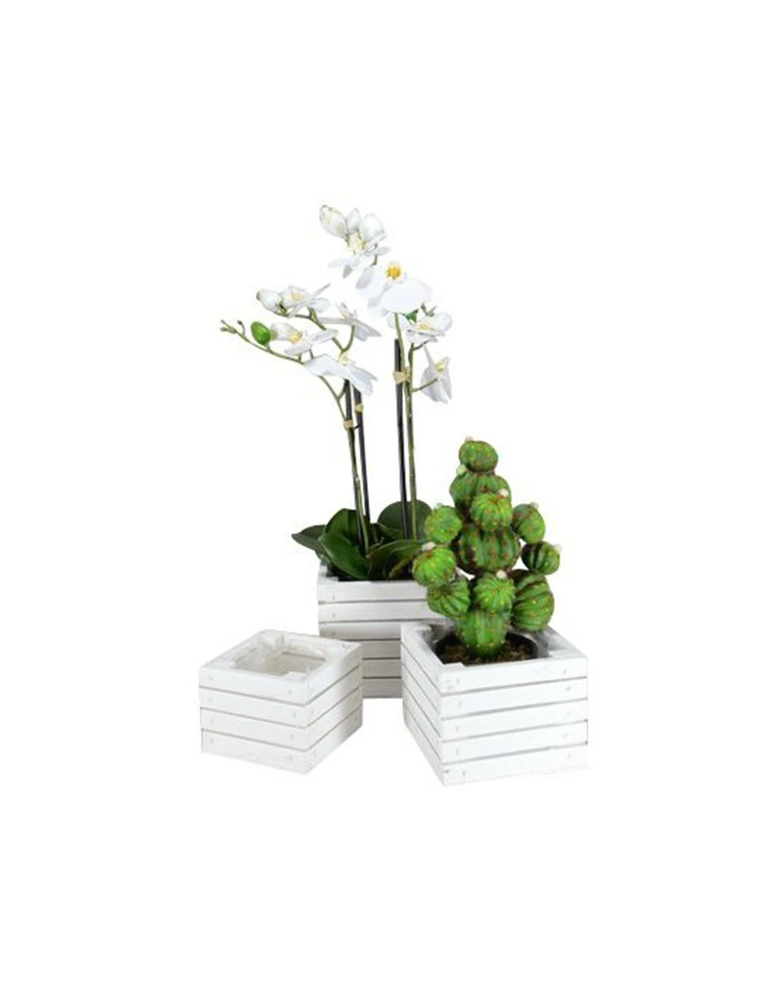 CASSETTINA CUBO PORTAVASO "ARNO" 13X13X11 Cm 2 CASSETTINA CUBO PORTAVASO "ARNO" 13X13X11 Cm - immagine 2