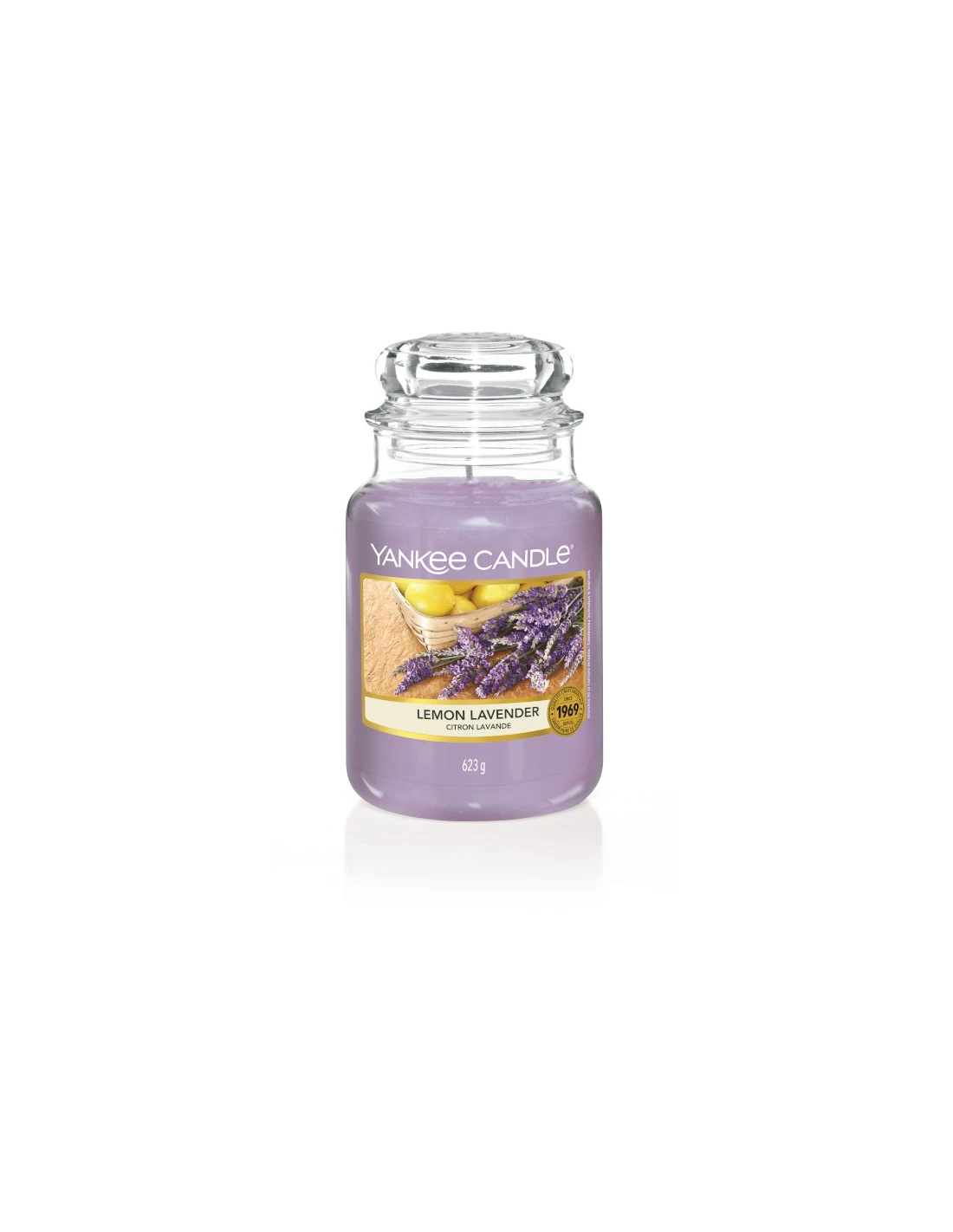 Yankee Candle CLASSIC LARGE JAR "LEMON LAVENDER" 1 Yankee Candle CLASSIC LARGE JAR "LEMON LAVENDER"