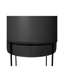 Elho COPRIVASO B.FOR STUDIO ROUND LIVING BLACK -Vendite Forniture Da Giardino coprivaso bfor studio round living black 1