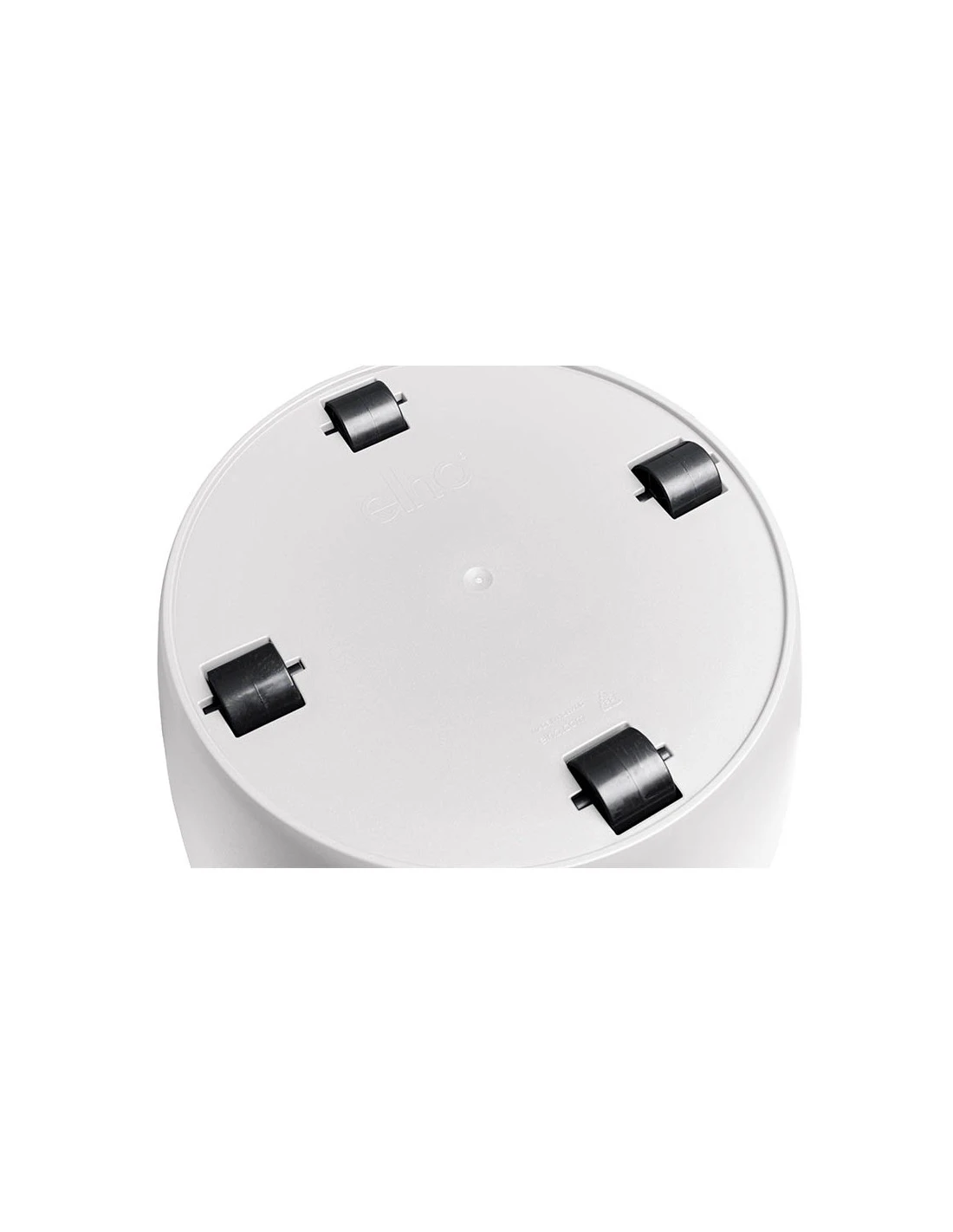 Elho COPRIVASO BRUSSELS ROUND WHEELS WHITE 2 Elho COPRIVASO BRUSSELS ROUND WHEELS WHITE - immagine 2