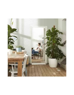 Elho COPRIVASO BRUSSELS ROUND WHEELS WHITE 10 Elho COPRIVASO BRUSSELS ROUND WHEELS WHITE -Vendite Forniture Da Giardino coprivaso brussels round wheels white 3