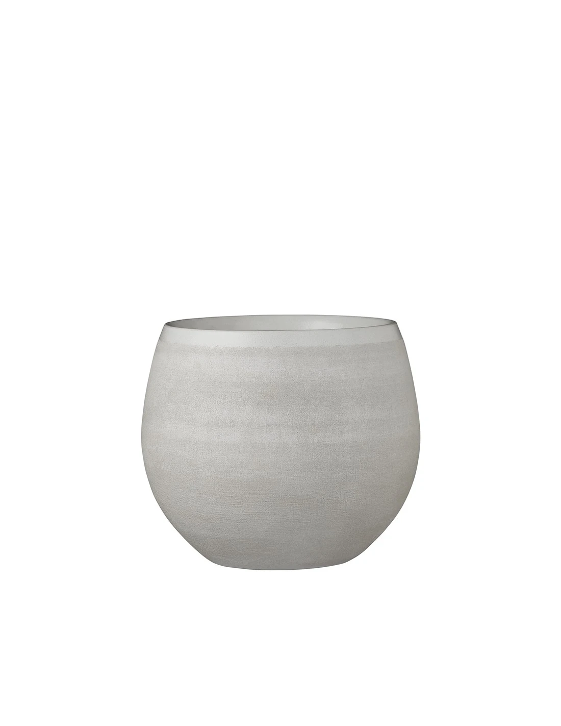 COPRIVASO CERAMICA DOURO WHITE - H25XD29 Cm 1 COPRIVASO CERAMICA DOURO WHITE - H25XD29 Cm