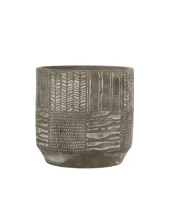 COPRIVASO CERAMICA LYNN L.GRAY - H20,5XD21 Cm