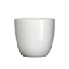 COPRIVASO CERAMICA TUSCA WHITE - H20XD22,5 Cm