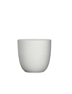 COPRIVASO CERAMICA TUSCA WHITE MATT - H28,5XD31CM