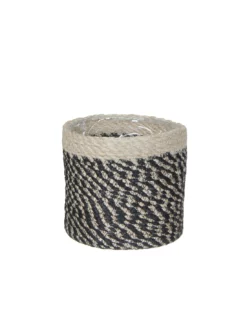 COPRIVASO CESTO BONAPARTE BLACK - H12XD12 Cm