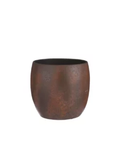 COPRIVASO LESTER RUST STONE - Altezza 31 Cm X Diametro 33 Cm