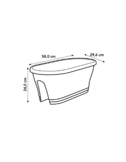 Elho CORSICA FLOWER BRIDGE 60CM WHITE 7 Elho CORSICA FLOWER BRIDGE 60CM WHITE -Vendite Forniture Da Giardino corsica flower bridge 60cm white 3