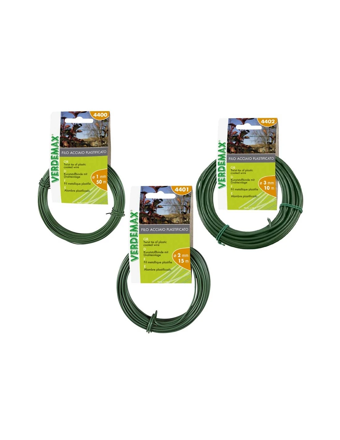 Filo Tondo In Acciaio Ricoperto 1,0 Mm Bobina M 50 1 Filo Tondo In Acciaio Ricoperto 1,0 Mm Bobina M 50