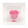 ROSA STABILIZZATA In CUBO 8x8 Cm - PINK