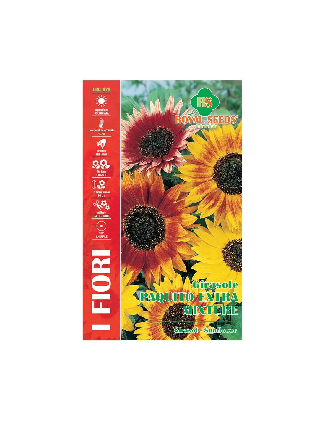GIRASOLE PAQUITO EXTRA MIXTURE MAXI 1 GIRASOLE PAQUITO EXTRA MIXTURE MAXI