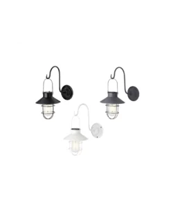 LED SOLARE 'Lanterna' - GREY -Vendite Forniture Da Giardino led solar barn light out dia18x23cm 1l grigio 2