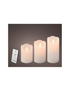 CANDELA CON EFFETTO FIAMMA ONDULANTE A LED BO INDOOR DIA7.50-H15.00CM-1L