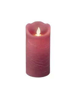 CANDELA BORDEAUX CON EFFETTO FIAMMA ONDULANTE A LED BO INDOOR MIX DIA7.50-H15.00CM-1L -Vendite Forniture Da Giardino led waving candle wax wave top bo indoor mix dia7 50 h15 00cm 1l 2