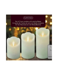 CANDELA CON EFFETTO FIAMMA ONDULANTE A LED BO INDOOR MIX DIA7.50-H15.00CM-1L