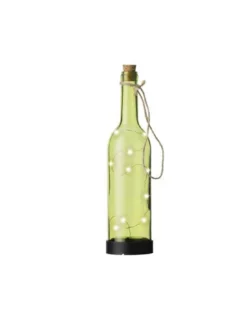 LED SOLARE 'Bottiglia' - GIALLO - Micro LED -Vendite Forniture Da Giardino micro led solar bottle l 4cls d7 8x30 5cm 10l giallo 1 1