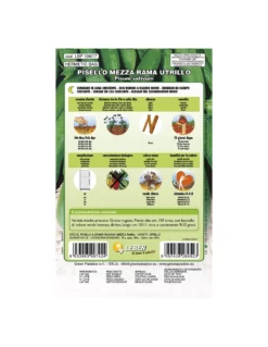 PISELLO MEZZA RAMA UTRILLO 250 GR -Vendite Forniture Da Giardino pisello mezza rama utrillo 250 gr 1