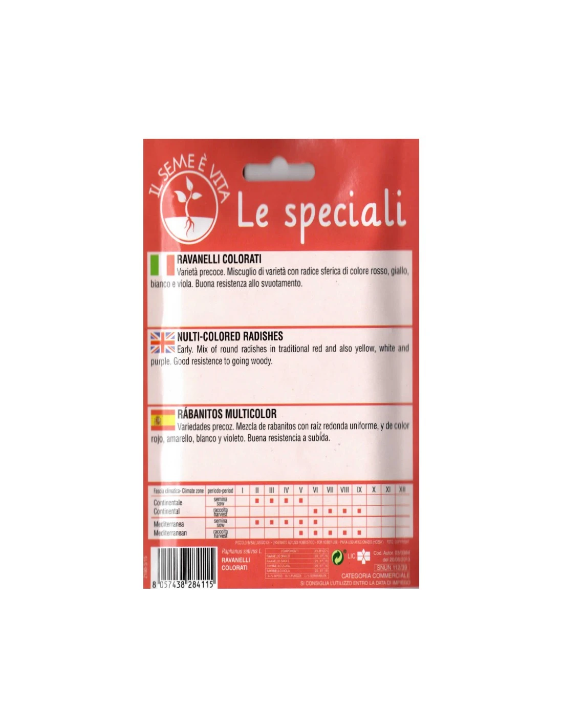 RAVANELLI COLORATI SPE 2 RAVANELLI COLORATI SPE - immagine 2