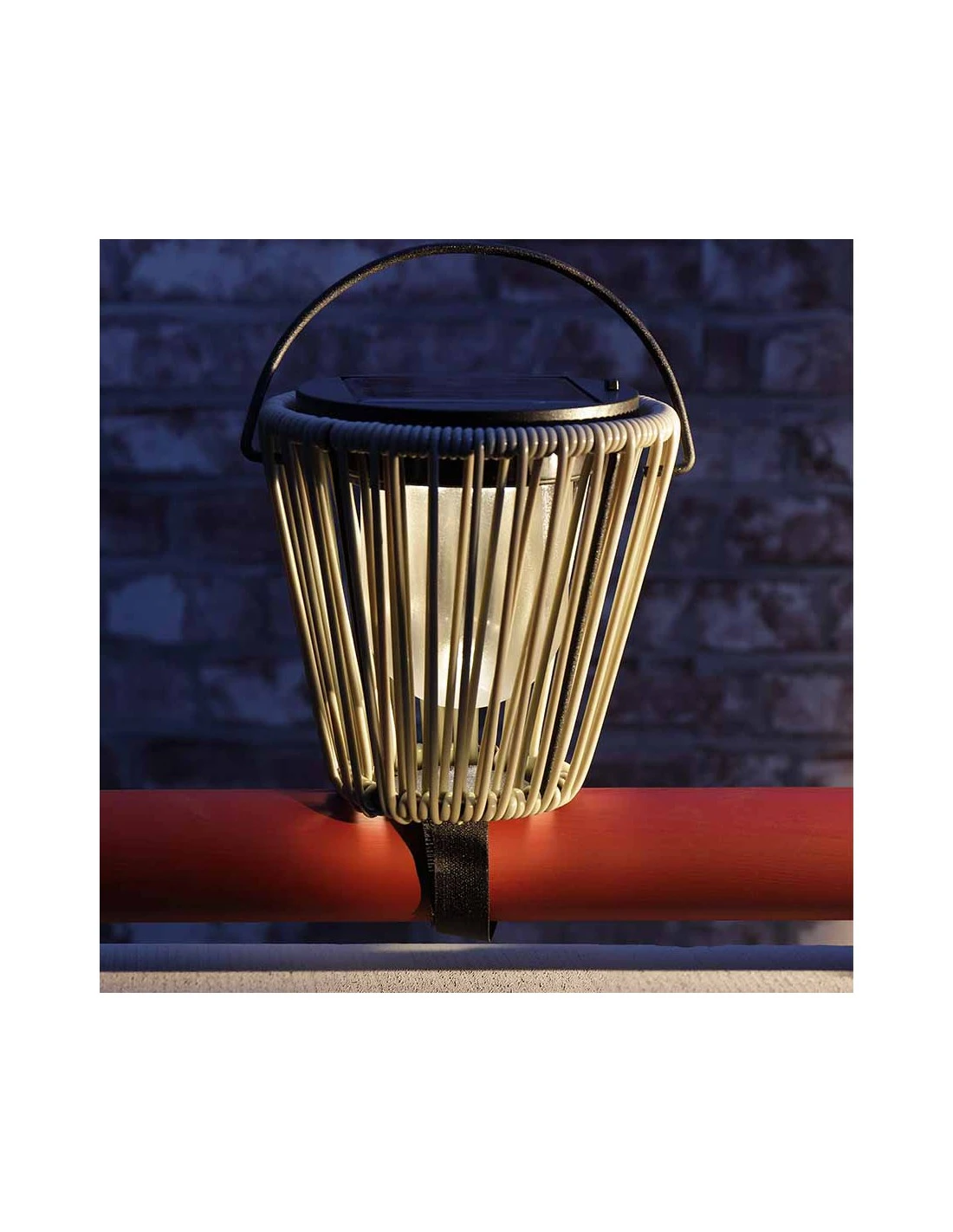 ILLUMINAZIONE LAMPADA SOLARE DA BALCONE IRON FIXED BIANCO DIA15.00-H15.00CM 2 ILLUMINAZIONE LAMPADA SOLARE DA BALCONE IRON FIXED BIANCO DIA15.00-H15.00CM - immagine 2