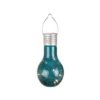 ILLUMINAZIONE LUCE SOLARE DA GIARDINO IN VETRO BLU DIA9.00-H17.00CM-8L