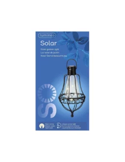 ILLUMINAZIONE LAMPADA A SOSPENSIONE LED CON PANNELLO SOLARE DIA10.80-H21.00CM-5L -Vendite Forniture Da Giardino solar hanging light iron steady dia10 80 h21 00cm 5l 2