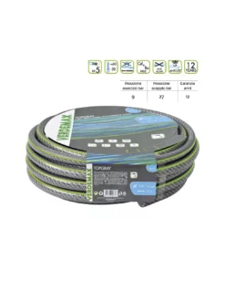 Tubo Da Giardino A 5 Strati Antitorsione Topgrey 5/8'' M Rotolo 15