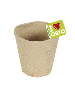 Vasetti Tondi Biodegradabili Cm 6xh5,5 - 12 Pz