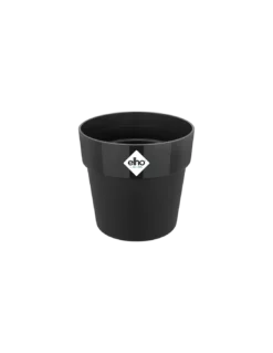 Elho VASO B.FOR ORIGINAL TONDO LIVING COLORE NERO