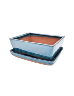 VASO BONSAI POTSET BLUE-GREEN 25 Cm