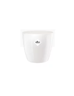 Elho VASO BRUSSELS DIAMOND ROUND BIANCO
