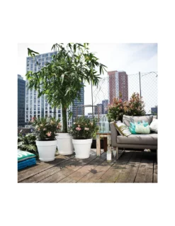 Elho VASO LOFT URBAN GRIGIO CALDO -Vendite Forniture Da Giardino vaso loft urban grigio caldo 2