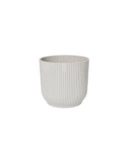 Elho VASO VIBES FOLD ROUND BIANCO SETA