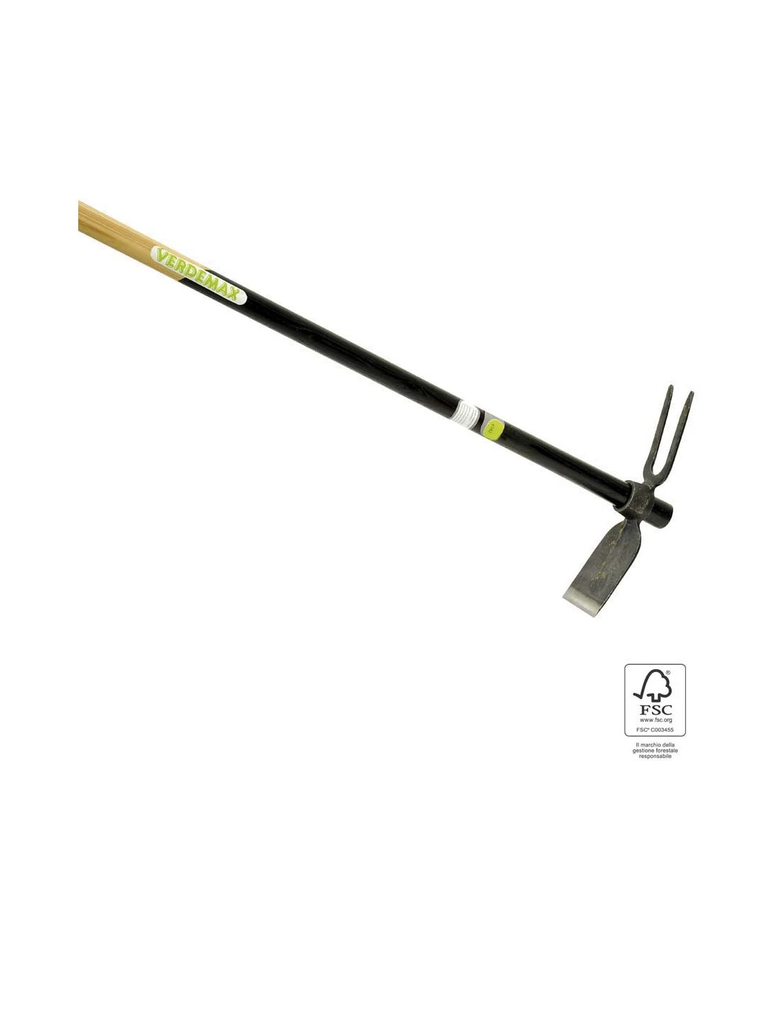 Zappa Quadra Bidente Cm 27x8 Con Manico In Legno Di Frassino FSC Lunghezza Cm 14 1 Zappa Quadra Bidente Cm 27x8 Con Manico In Legno Di Frassino FSC Lunghezza Cm 14