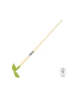 Zappetta Quadra E Cuore Con Manico FSC Lunghezza Cm.130